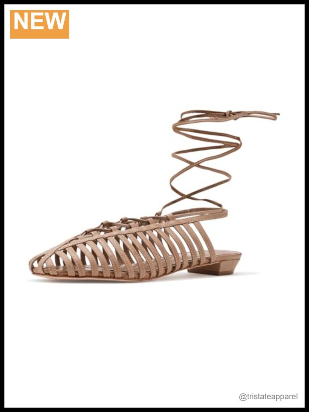 Bernardo Geneva Lace-Up Block Heel Sandals Leather Brazil